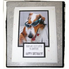 Dog Comical Birthday Greeting Card - Keta 2014